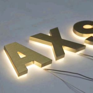 Office LED Illuminated Sign Custom LED Backlit Letter Sign For Illuminated Logo