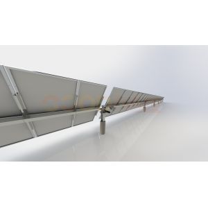 Horizontal Solar Pv Ground Mounting Systems Sun Tracking Solar Panel Mount