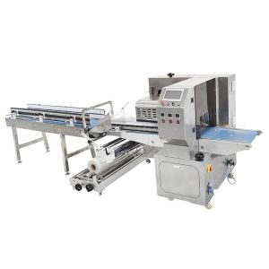 Custom Hffs Horizontal Flow Wrapping Machine WZ220 For Packaging Biscuit Bread