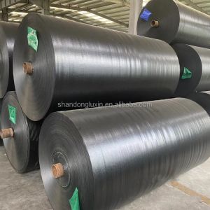 500D Yarn Count Black Polyethylene Tarpaulin for Dust Proof and Sun Resistance