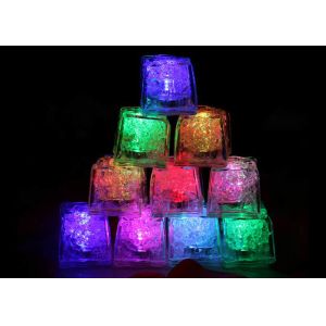 China Seven Colour Kitchen Household Items Touch Induction Light Up Ice Cubes on sale