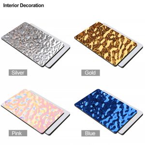 Water Ripple Panel 1220*2440*5/8mm Flame Retardant Bamboo Charcoal Wood Eco