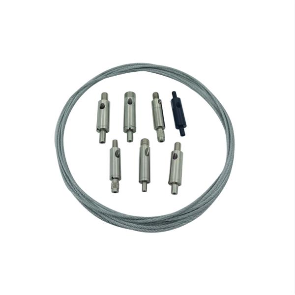 Lighting Hanging Accessories Adjustable Cable Gripper With Male Thread