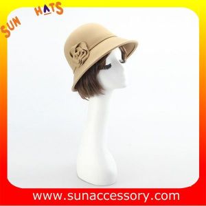 Vintage hot sale mid brim hats wholesale for ladies,100% Australia wool felt