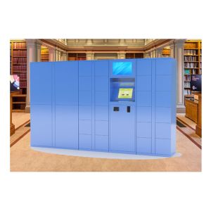 Winnsen Steel Smart Barcode Train Station Lockers , Automated Parcel Lockers