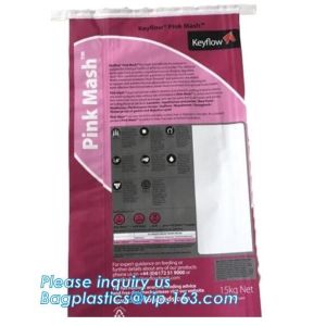 20kg pp woven laminated white LDPE/HDPE inner Paper kraft single line bottom pp