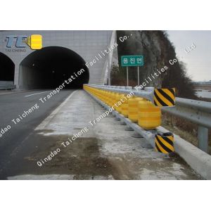 Cheap Road Traffic Highway Roller Barrier Polyurethane Roller Guardrail RBD245 for sale