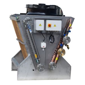 Cheap Adiabatic Cooling Pad Systems Hybrid Dry Air Cooler for sale