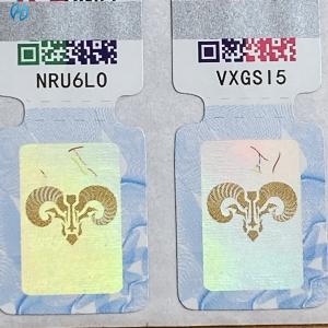 Cheap Paper Qr Code Hologram Sticker Label Works With Most QR Code Scanning Apps for QR Code Sticker Label on Paper for sale