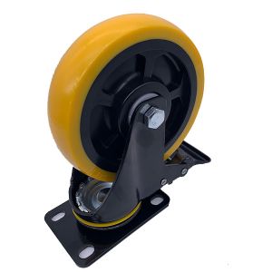 China Polyurethane 3 Inch Swivel Caster Wheels Industrial Medium Duty on sale