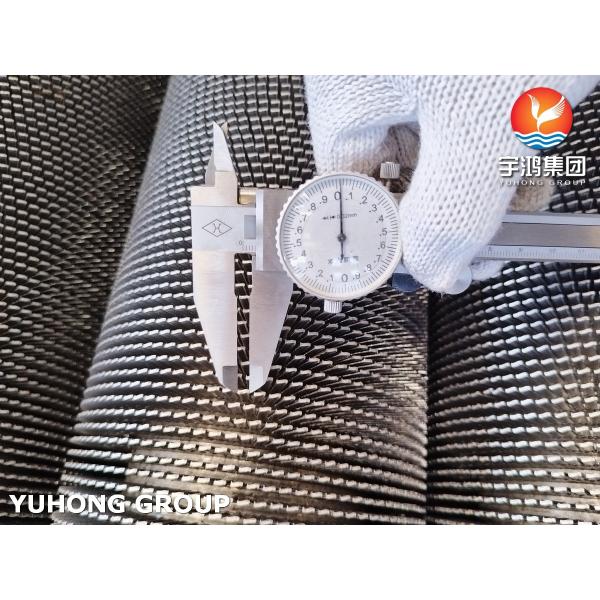 ASTM A312 TP316L Helical Spiral Serrated Finned Tube With SS316L Fins For Heat