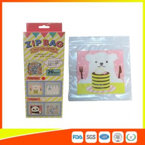 Cheap Cartoon Custom Printed Resealable Bags With Zipper Top For Food / Candy / Cookies for sale