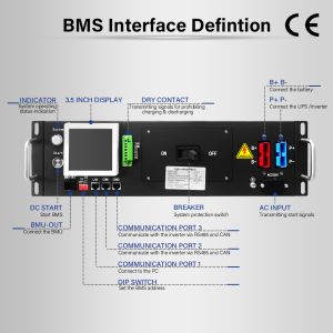 3U Solar BMS , Ems Energy Management System 480V DC 63A