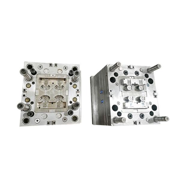 Quality 4cavity Cosmetic Injection Moulding Red Shampoo Cap Bottle Cold Runner wholesale