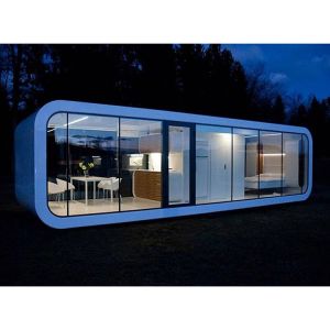 20FT Prefabricated Luxury Capsule Apple Pod Modular Stylish House