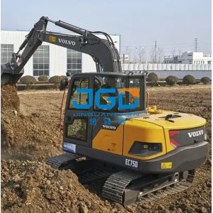 EC75D Excavator Glass Front Upper And Lower Left Door Push Rear Windshield Right