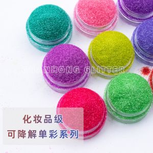 Cheap Christmas Plant Cellulose Biodegradable Glitter For Face Hexagonal High Degradation for sale