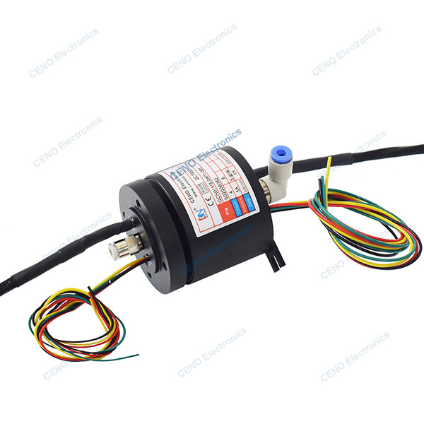 Quality Integrate Pneumatic Rotary Union Combine Conductive Swivel With Encoder Signal wholesale