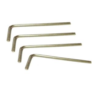 18-8 Stainless Steel L Type Wrench Flat Head 4mm 6mm 8mm Corrosion Resistant