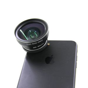 Professional Fisheye Macro Wide Angle And Telephoto Phone Lenses 2 In 1 Design
