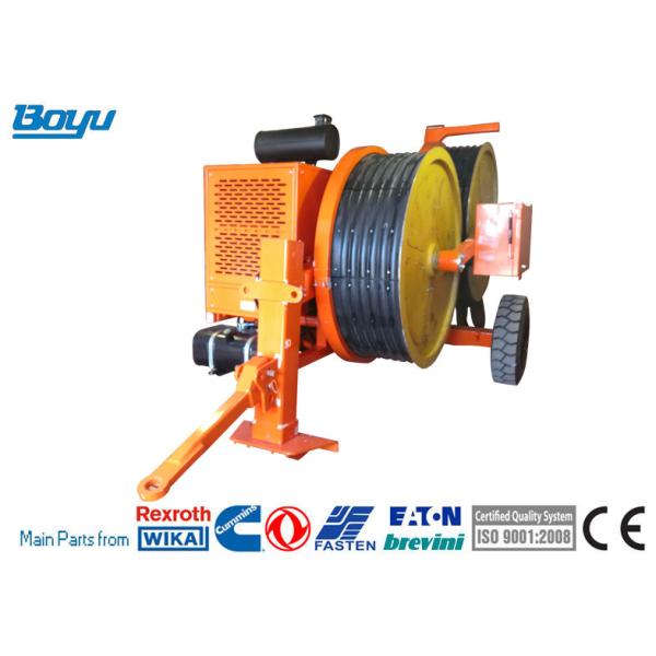 1x60kN Diesel 77kw 103hp Overhead Line Stringing Tools Hydraulic Tensioner Max