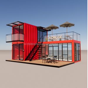 Pingui Customized 20ft/40ft Galvanized Steel Square Tubes Shipping Container