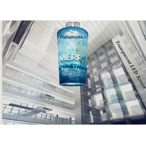 Outdoor Full Color Mobile Advertising Transparent LED Display / LED Billboards