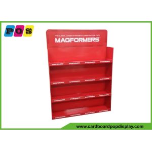 Double Sided Corrugated Pallet Display Stands For Box Packed Games PA039