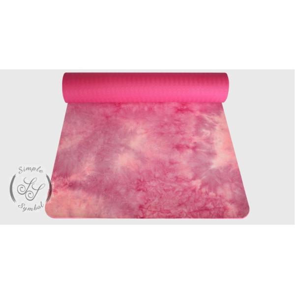 Quality Custom Eco Friendly Digital Printed Suede Yoga Mat, Vivid printing wholesale