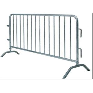 Cheap Galvanized Round Crowd Stopper Barricades 1.1 X2 Meter For Road Safe for sale