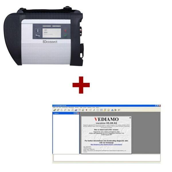 Quality Wireless Star Diagnostic Tool MB SD Connect Compact 4 Plus Vediamo V05.00.05 Development and Engineering Software wholesale