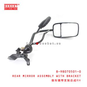 China 8-98070501-0 Rear Mirror Assembly With Bracket For ISUZU FTR 4HK1 8980705010 on sale