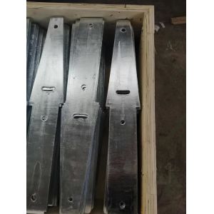 China ODM Galvanised Steel Concrete Sleeper Fence Bracket For Railway on sale