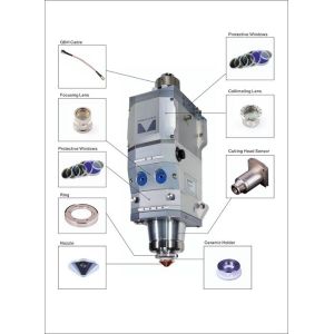 CNC Fiber Laser Cutting Parts HK Series Nozzle For Bystronic Cutting Head