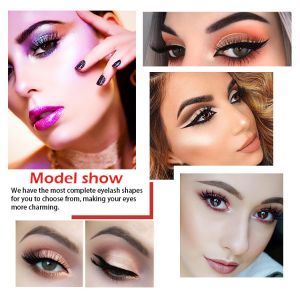 Long Thick 35mm Natural Mink Eyelashes With Extension Tweezers