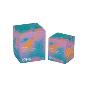 Durable Embossed Candle Packaging Box Recyclable Coated Paper Material