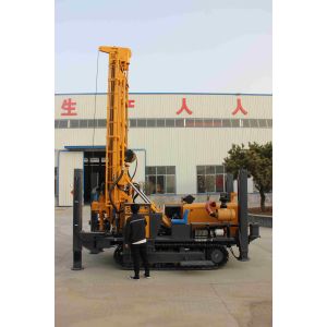 Integrated Casting Gearbox Commercial Water Well Drilling Rig With Yuchai Engine