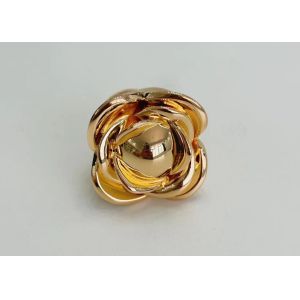 Floral-Shaped Zinc Alloy Perfume Bottle Caps Perfume Lids With Customized Logo