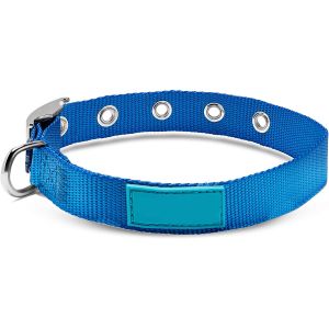 China Handmade Nylon Dog Collars With Metal Buckle Customized 3 Sizes Optional on sale