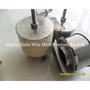 Double Flow Johnson Wedge Wire Hastelloy C Filter Nozzle 300PSI With Screw M10