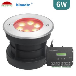 Cheap 200lm 6W RGB Inground Pool Led Lights Stainless Steel 304 for sale