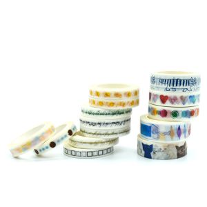 Cheap English Letter 10mm Washi Tape Sets For Decoration for sale