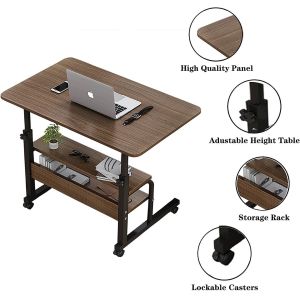 Multifunctional Home Office Furniture Wooden Lift Table with Height Adjustable
