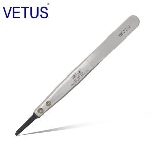 No Rust ESD Safe Tools AISI302 High Precision Tweezers Tip Replaceable