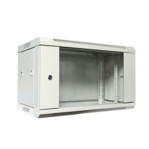 19 Inch Wall Mount Server Rack Cabinet With Glass Door For Network Equipment