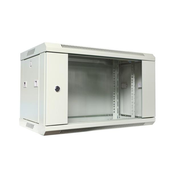 19 Inch Wall Mount Server Rack Cabinet With Glass Door For Network Equipment