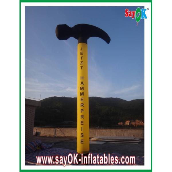 Air Dancer Rental UL / CE Blower Inflatable Air Dancer Axe Shape Nylon Cloth Rip