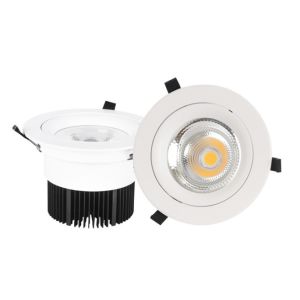 cree 25w 30w 40w 50w cob spotlight 360 degree adjustable led downlight cool