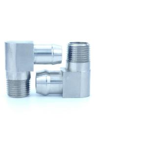 CNC Lathing Work Shiny Silver Brass Cp Extension Nipple Pipe Turning for Pipe