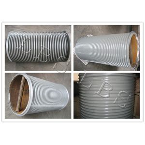 Pulling Wire Rope Barrel In Varied Winch With LBS Grooved Design